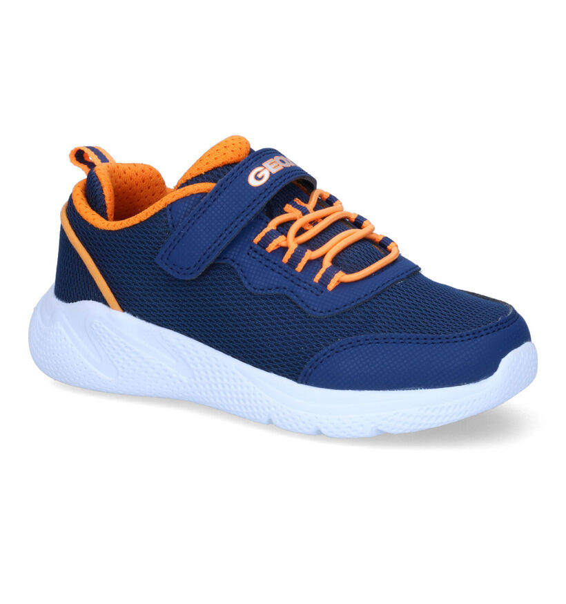 Geox Sprintye Groene Sneakers in kunstleer (311046)