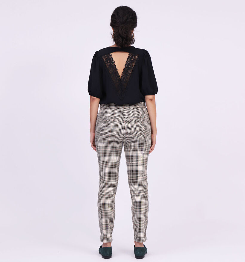 Vero Moda Maya Pantalons classiques en Marron pour femmes (318372)