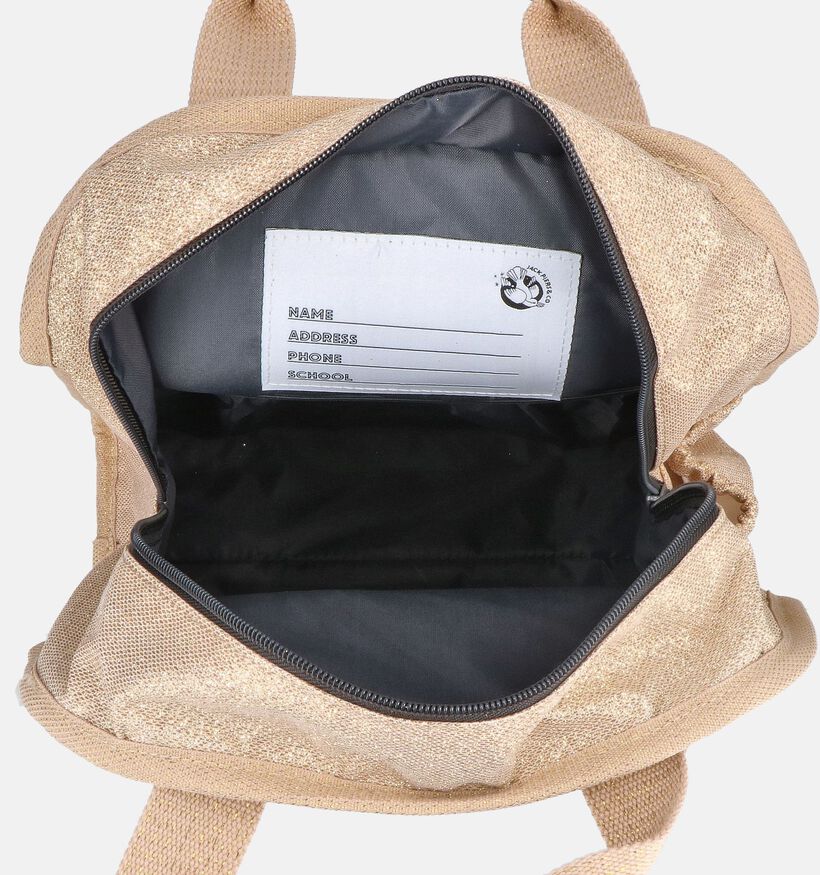 Jack Piers Unicorn Amsterdam Medium Beige Rugzak voor meisjes (361410)