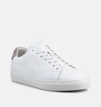 Cycleur de Luxe Chaussures plates Blanc