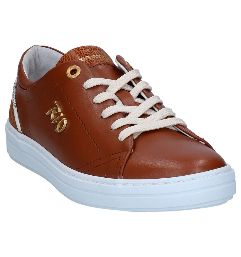 River Woods Cognac Veterschoenen in leer (289058)