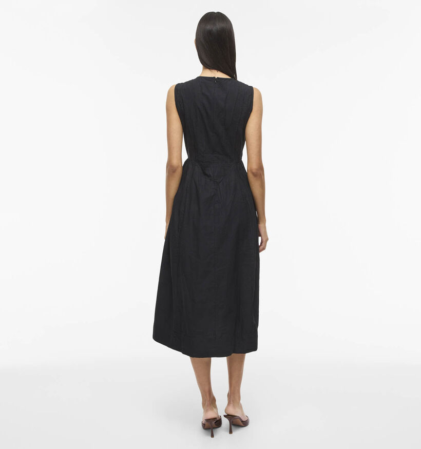 Vila Jimba O-Neck Robe mi-longue en Noir pour femmes (374264)