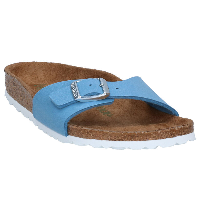 Birkenstock Madrid Birko-Flor Witte Slippers voor dames (338044)