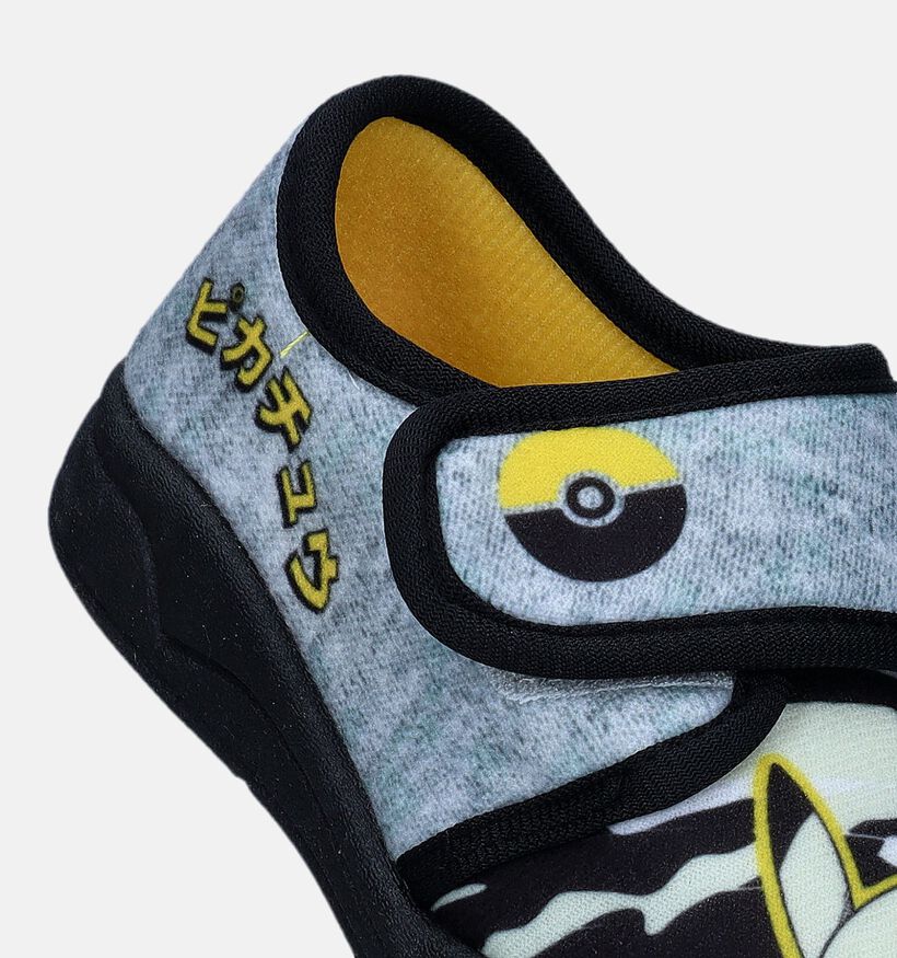 Pokémon Pantoufles fermées en Gris pour garçons (347217)