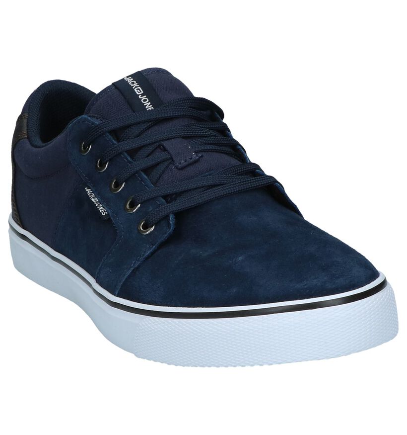 Jack & Jones Chaussures basses en Bleu foncé en daim (240957)