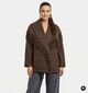 Minuit Douze Tzigane Manteau en Marron pour femmes (381868)