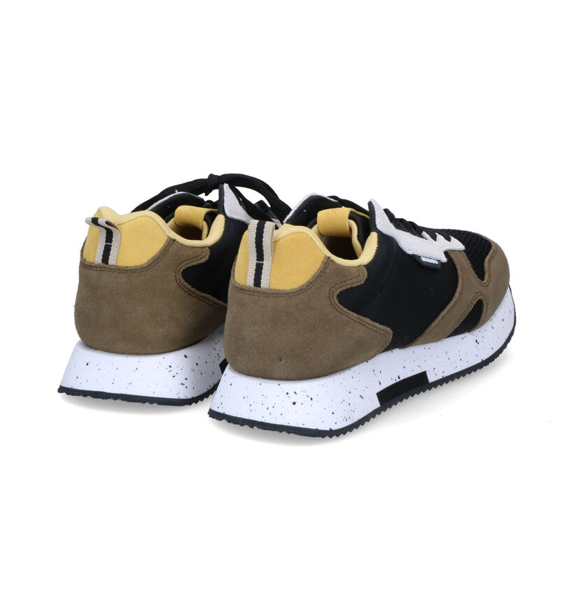 Antony Morato Kaki Sneakers in daim (306667)