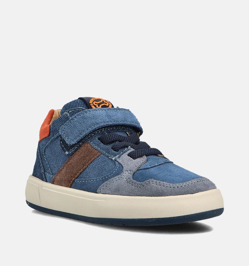 STONES and BONES Palmy Blauwe Hoge Schoenen voor jongens (362029) - geschikt voor steunzolen
