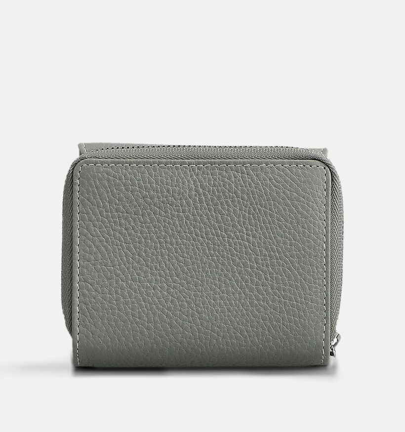 Crinkles Grijze Ritsportemonnee voor dames (373834)