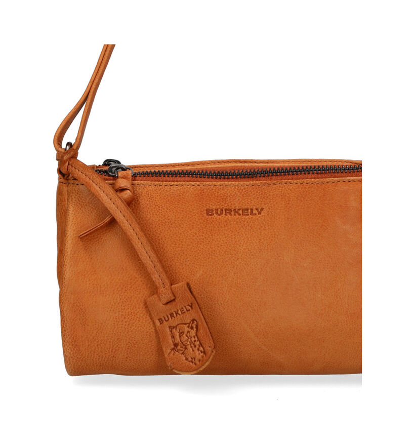 Burkely Just Jolie Kaki Crossbody Tas in leer (309193)