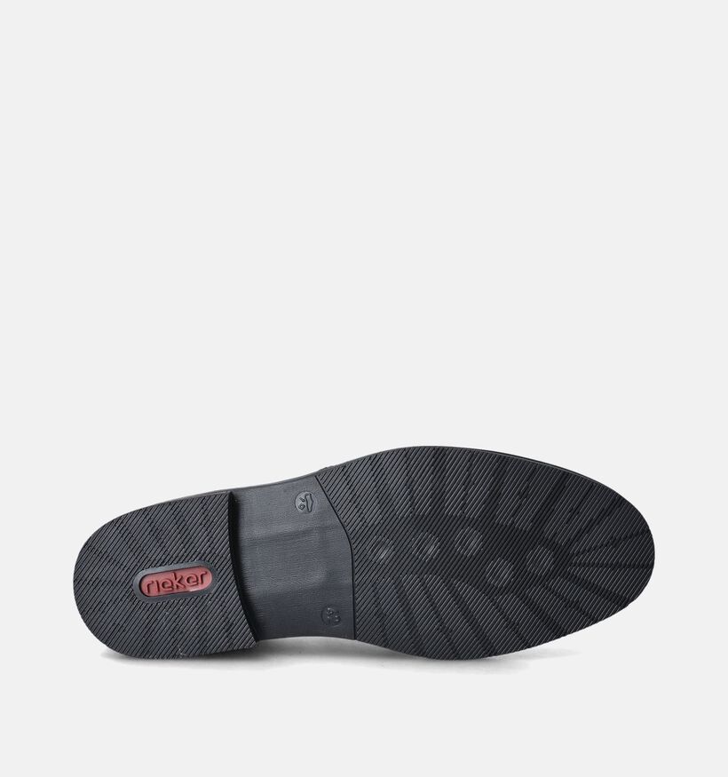 Rieker Chaussures sans lacets classiques en Noir pour hommes (354812)