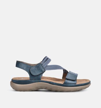 Rieker Sandalen Blauw/Rood