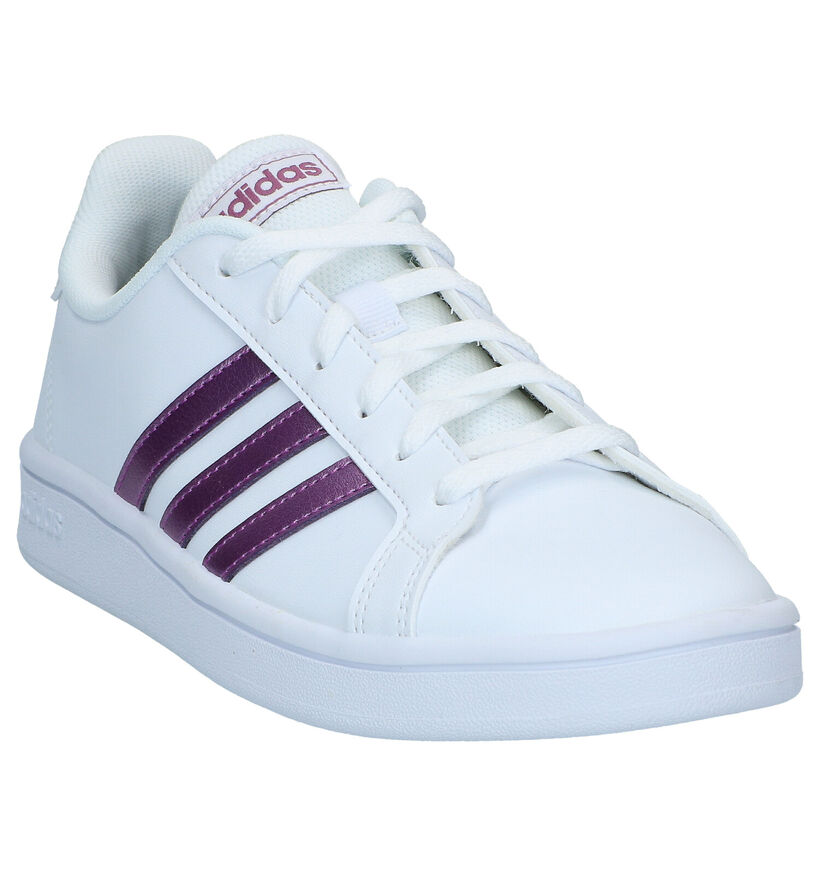 adidas Grand Court Zwarte Sneakers voor dames (334388) - geschikt voor steunzolen