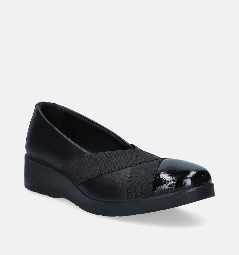 Hush Puppies Indexo Chaussures à enfiler en Noir pour femmes (346847) - pour semelles orthopédiques