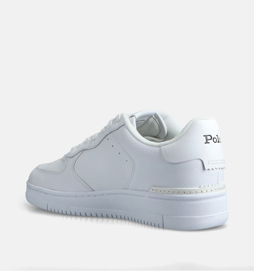 Polo Ralph Lauren Mastercourt Chaussures plates en Blanc pour hommes (360750)