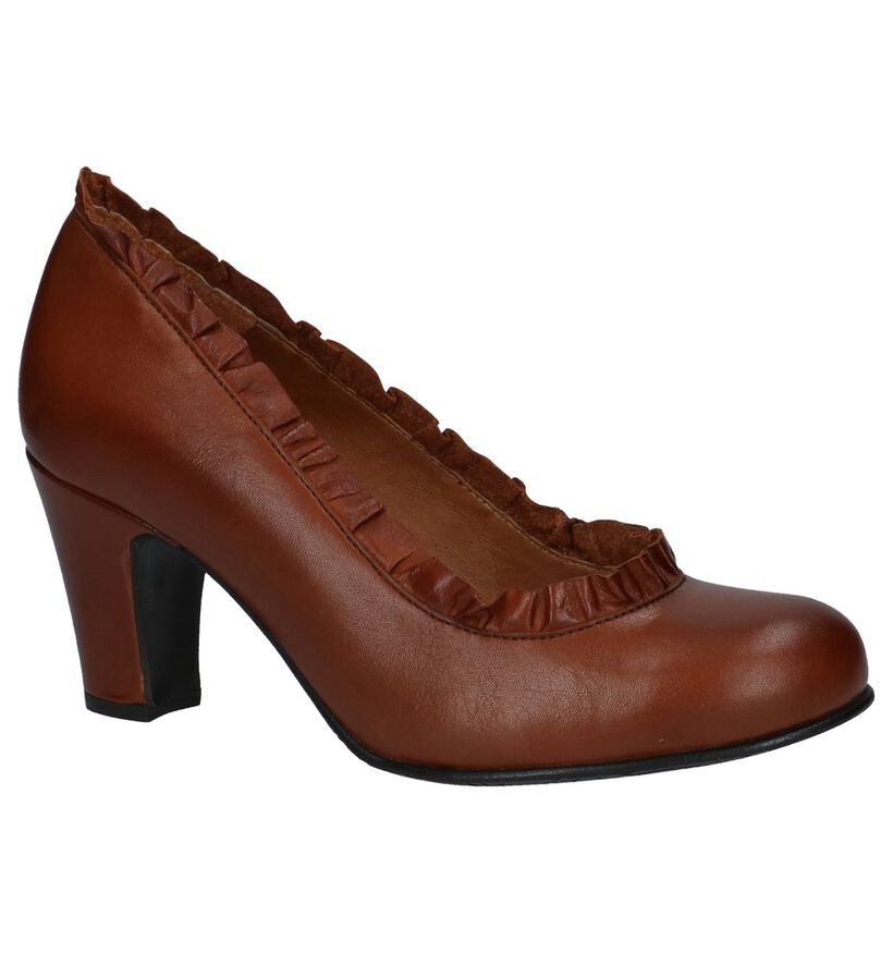 Relance Escarpins classique en Rouge foncé en cuir (229959)