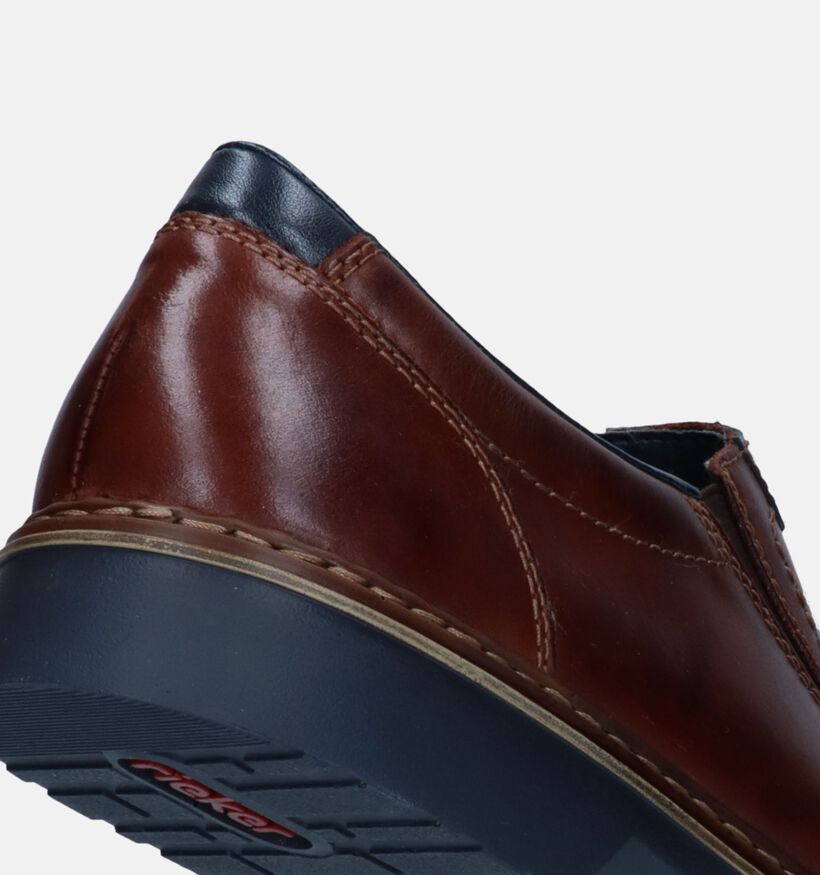 Rieker Chaussures à enfiler en Cognac pour hommes (331764)