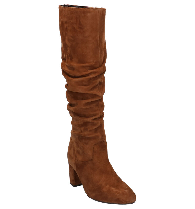 Gabor Cognac Laarzen in daim (262074)