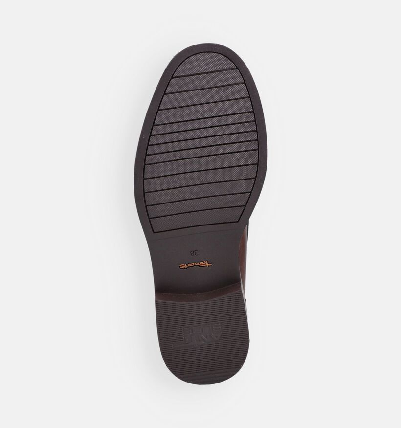 Tamaris Donkerbruine Loafers voor dames (375533)