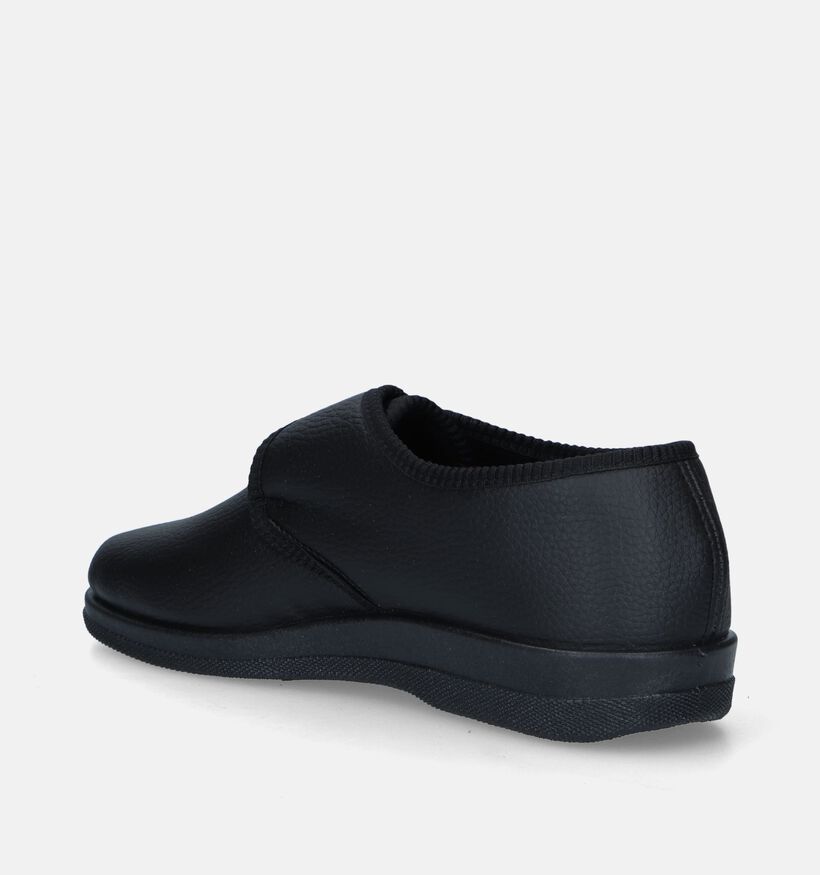 Slippers Comfort Pantoufles fermées en Noir pour hommes (295625)