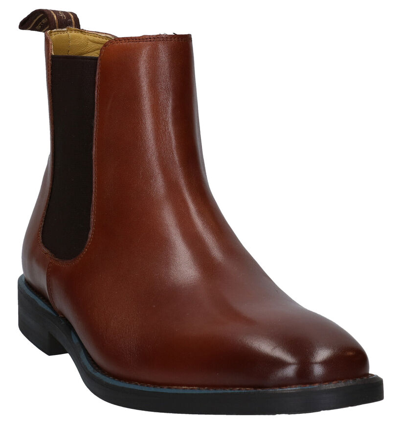 Steptronic Mayfair Cognac Chelsea Boots in leer (281379)