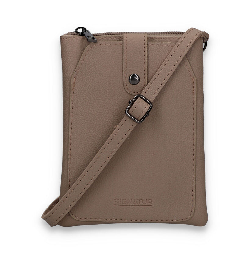 Signatur Roze Crossbody Telefoontasje in kunstleer (325878)