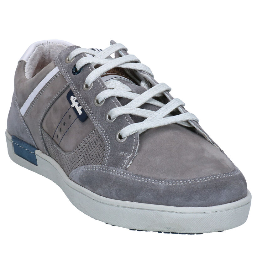 Australian Geronimo Chaussures à lacets en Gris en cuir (272445)