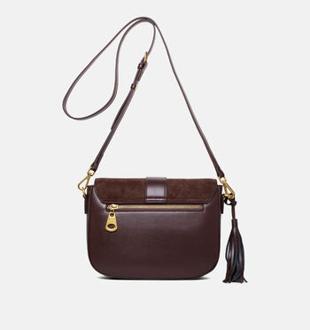 Laurent David Crossbody tassen Cognac/Bruin
