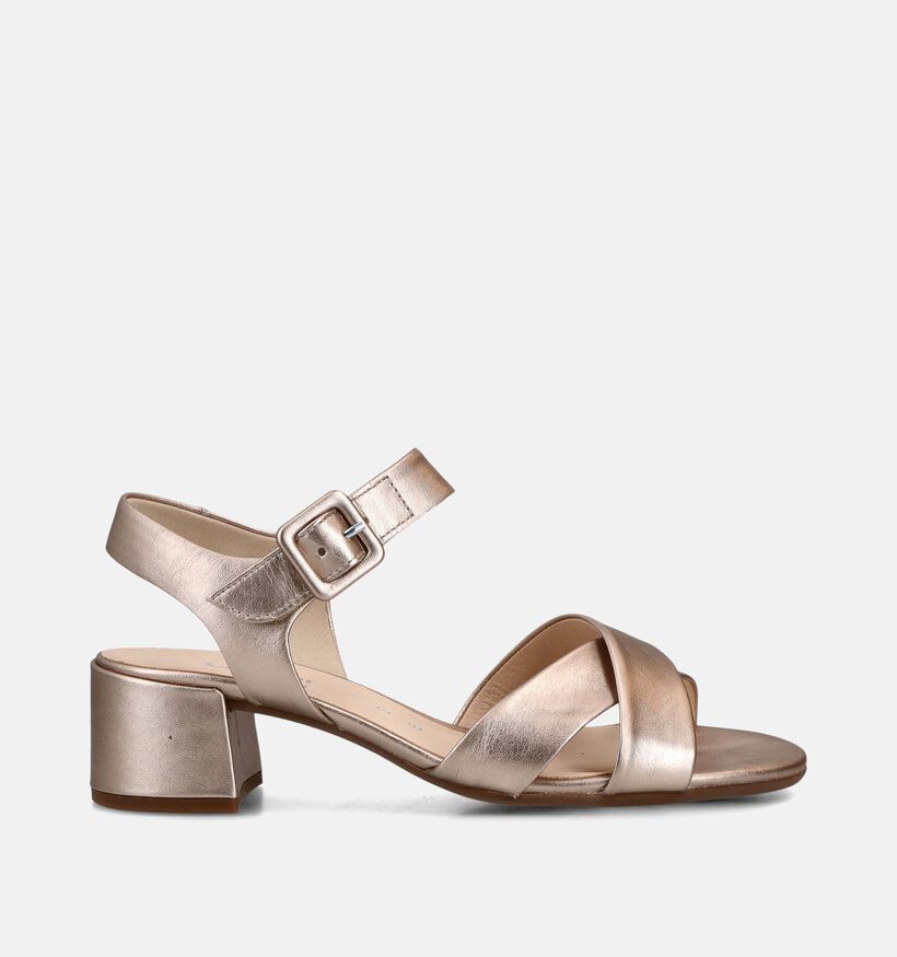 Comfort Sandales &agrave; talons en Or pour femmes (371142)