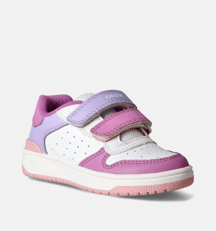 Geox Washiba Witte Sneakers voor meisjes (351930) - geschikt voor steunzolen