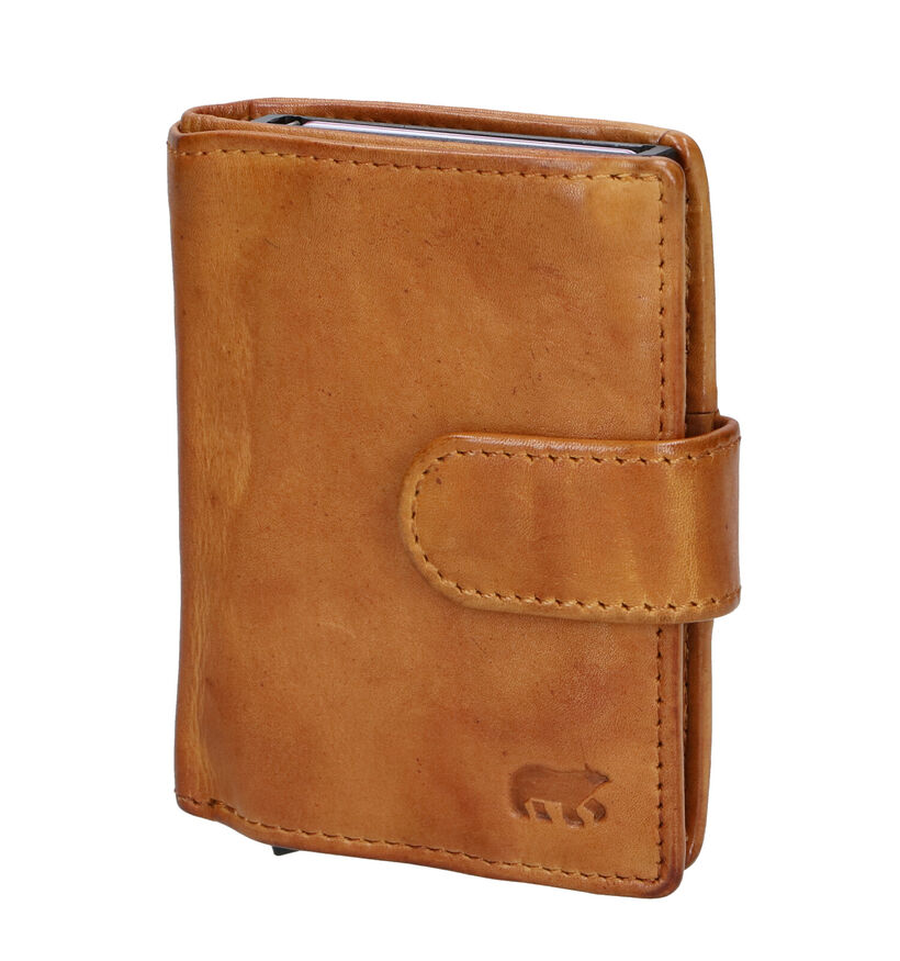 Bear Design Zwarte Kaartenhouder voor heren (350748)