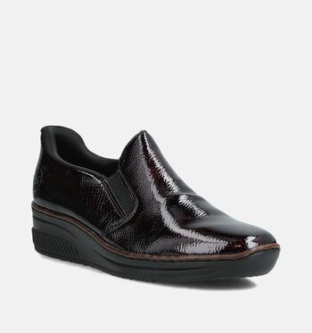 Rieker Chaussures plates Bordeaux