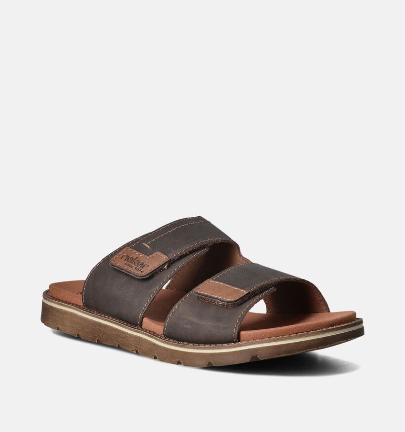 Rieker Nu-pieds casual en Marron pour hommes (354828)