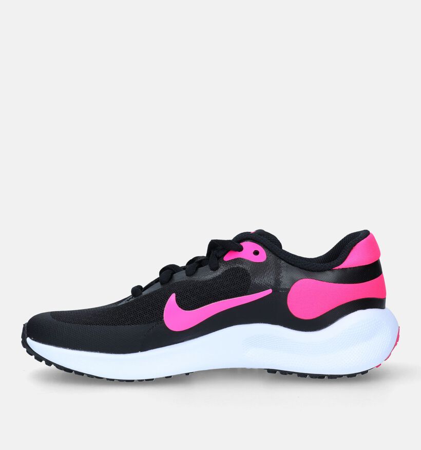 Nike Revolution 7 GS Baskets en Noir pour filles (332196)