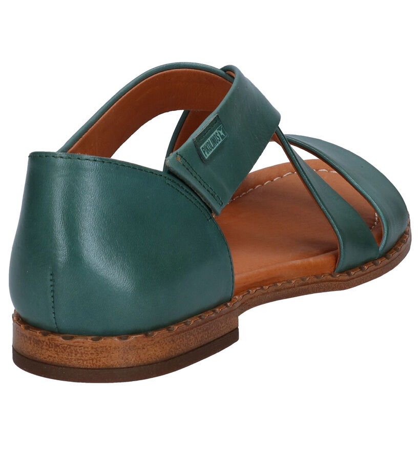 Pikolinos Algar Oranje Sandalen in leer (289249)