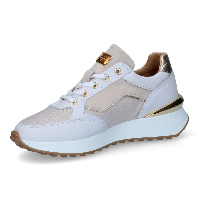 Scapa Beige Sneakers voor dames (307045) - geschikt voor steunzolen