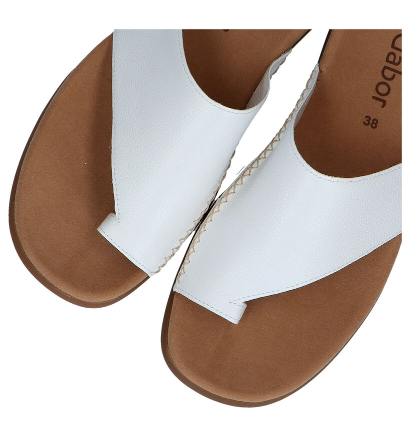 Gabor Best Fitting Cognac Slippers in leer (301879)