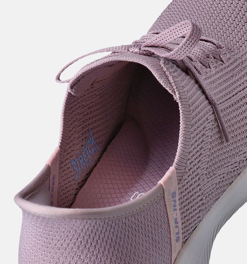 Skechers Ultra Flex 3.0 Elevated Motion Baskets en Rose pour femmes (351903) - pour semelles orthopédiques
