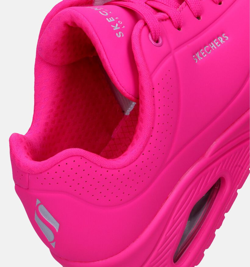 Skechers Uno Night Shades Baskets en Rose pour femmes (342446)