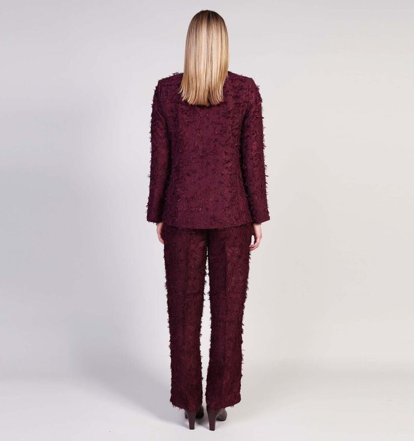 Vila Wagne Blazer en Bordeaux pour femmes (365591)