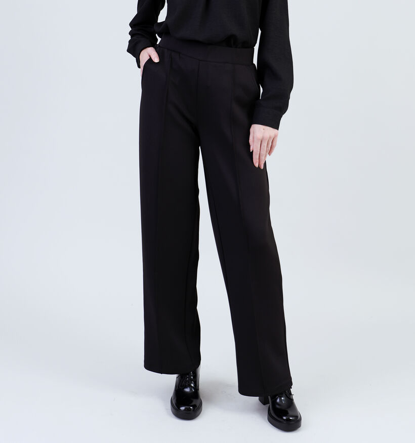 Vero Moda Panna Pantalon large en Noir pour femmes (332598)