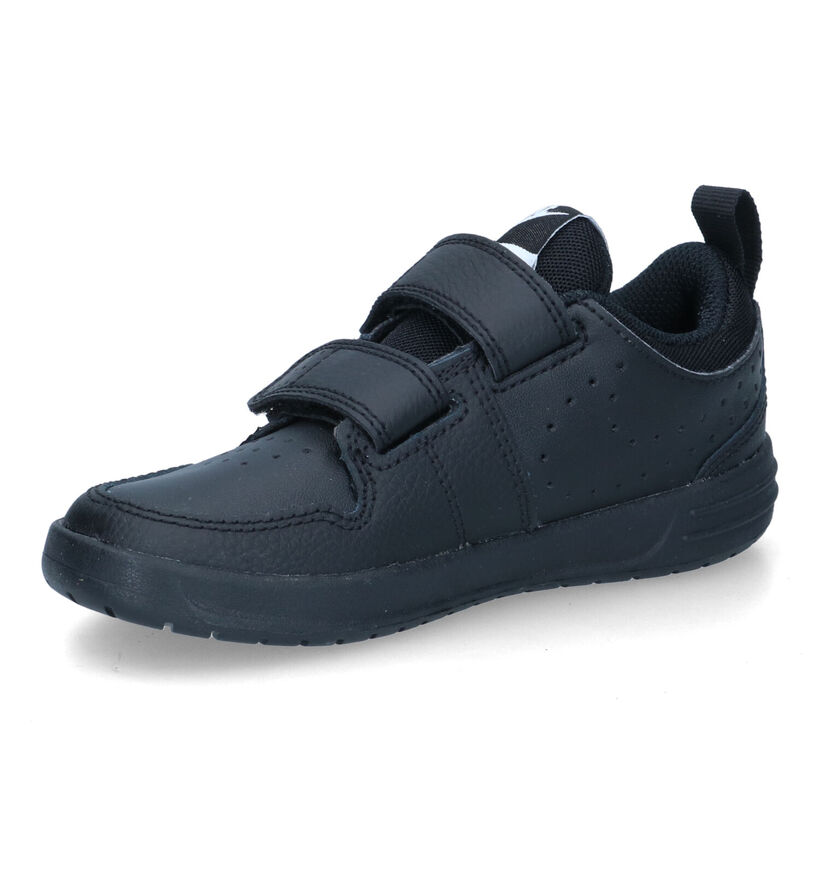 Nike Pico Zwarte Sneakers voor jongens, meisjes (316221) - geschikt voor steunzolen