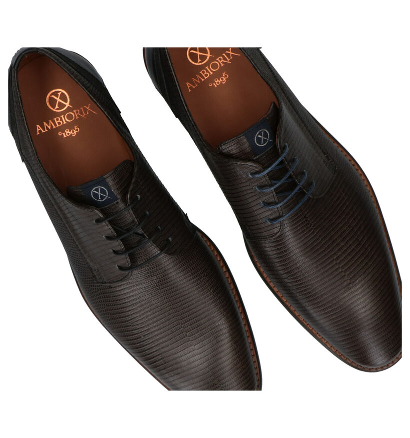 Ambiorix Dario Zwarte Veterschoenen voor heren (349113)