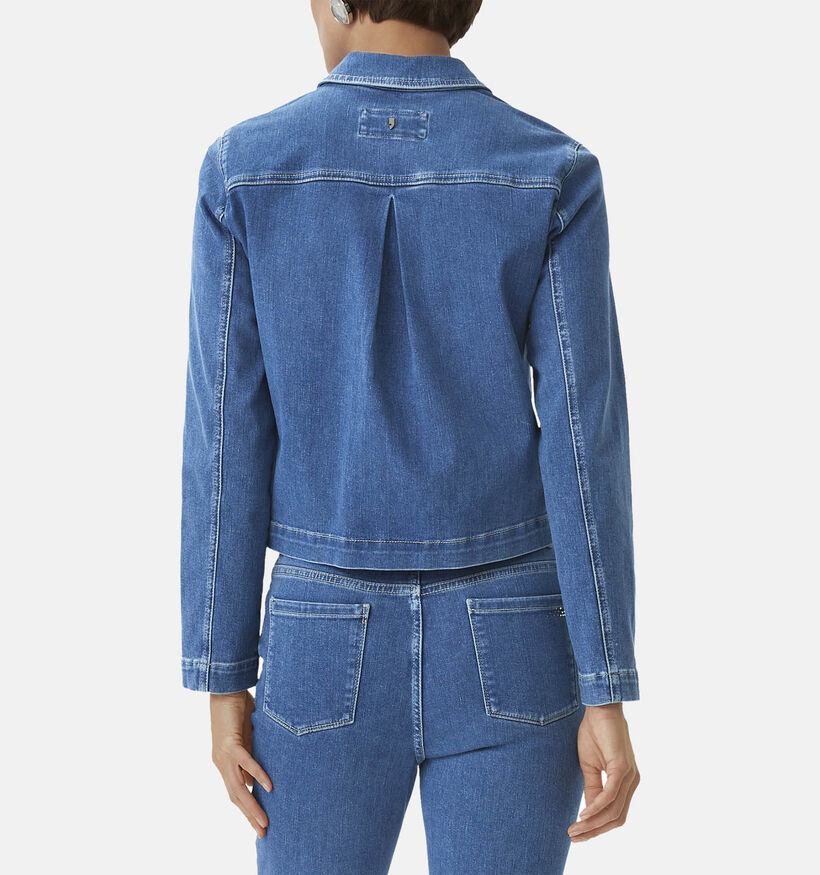 comma Manteau jeans court en Bleu pour femmes (341704)
