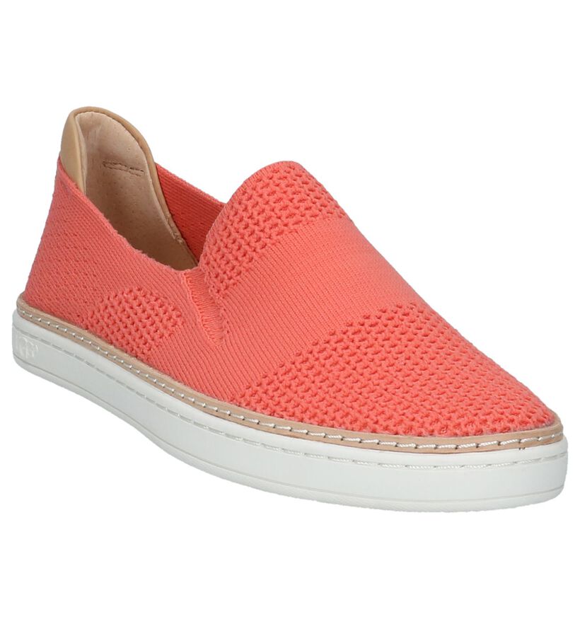 UGG Chaussures slip-on en Rose saumon en cuir (210293)