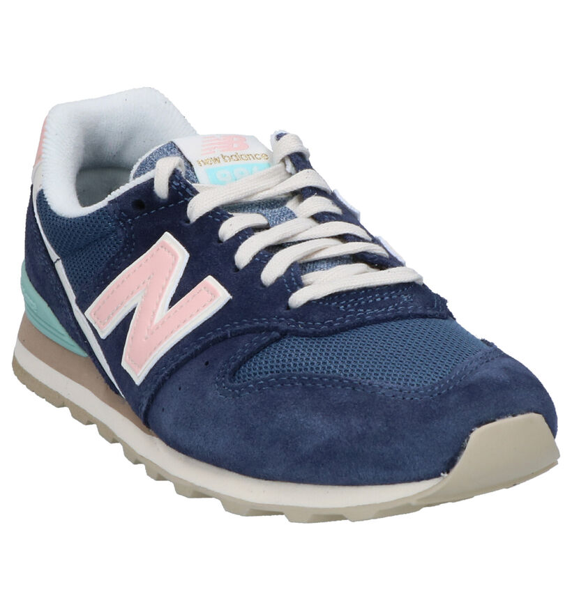 New Balance 996 Baskets en Bleu en textile (267005)