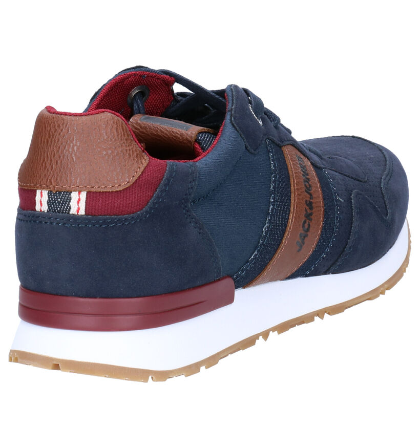 Jack & Jones Stellar Blauwe Sneakers in kunstleer (286413)