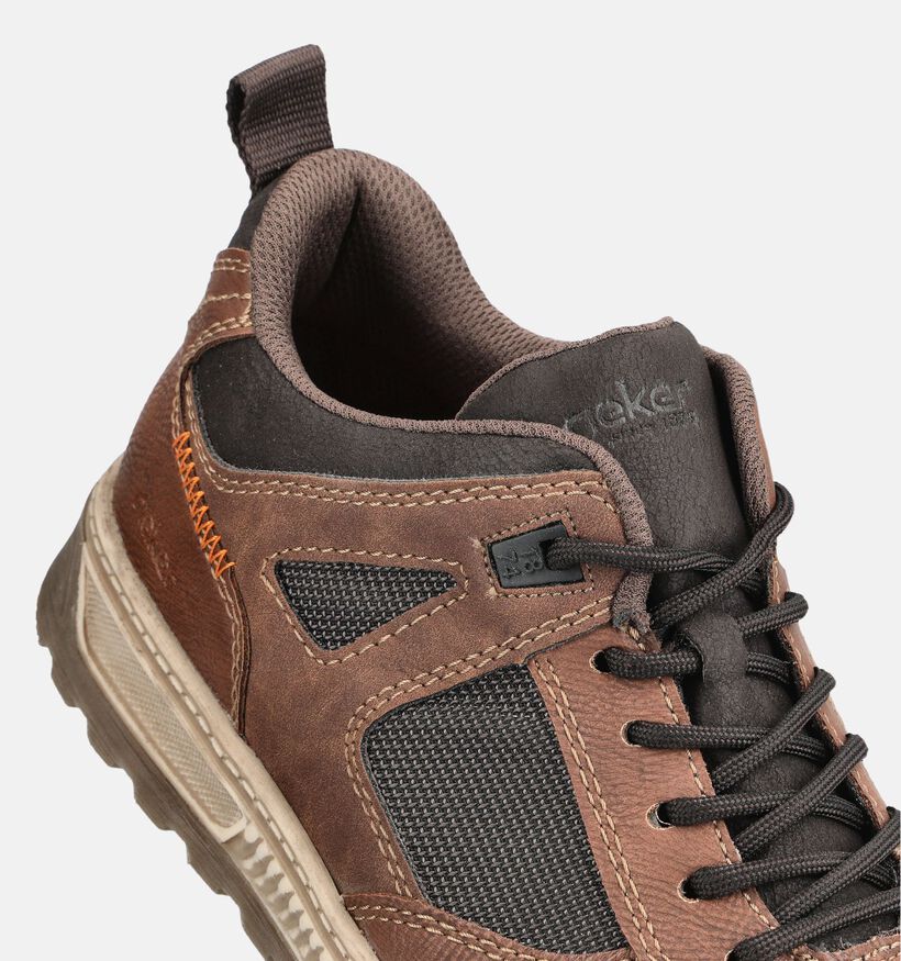 Rieker Antistress Bruine Sneakers met Veter en Rits voor heren (376531)