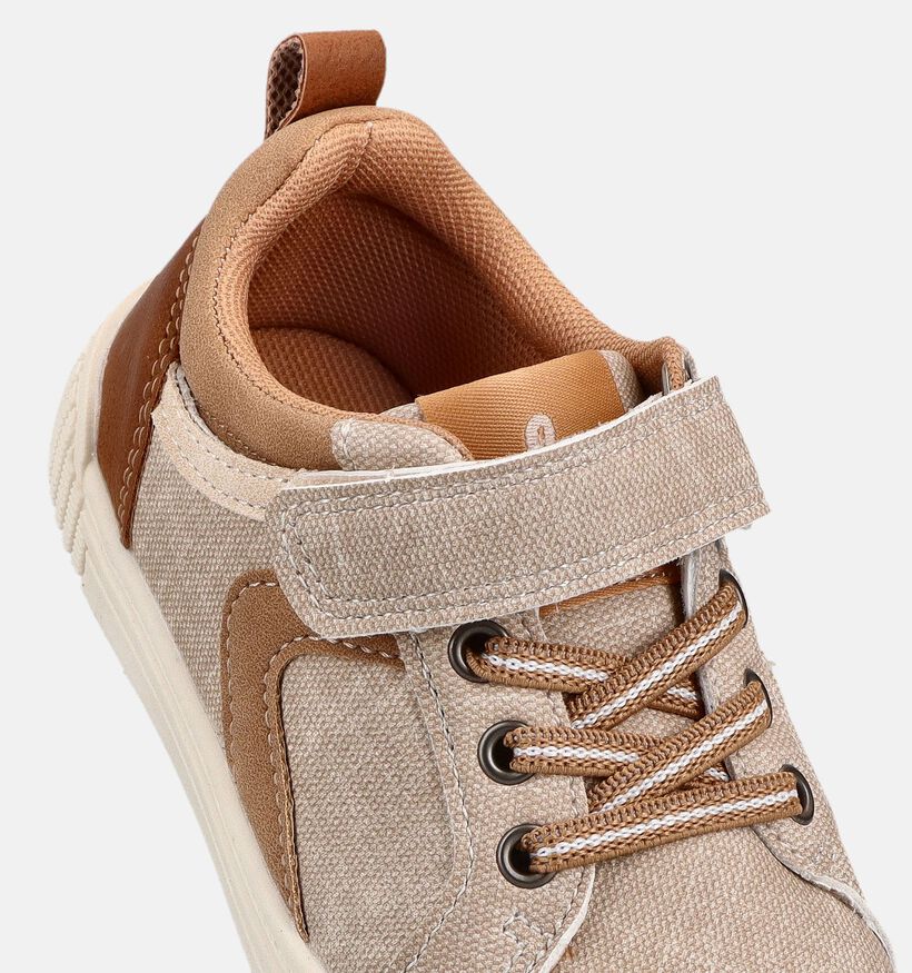 Milo & Mila Beige Sneakers voor jongens (371102)