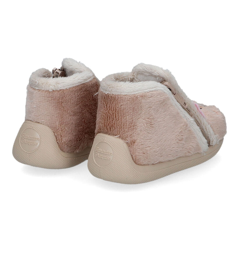 Milo & Mila Pantoufles fermées en Beige pour filles (318161)